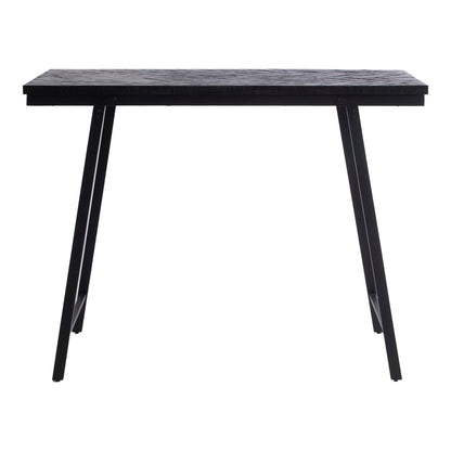 Mesa alta The Herringbone - Negro - 140cm