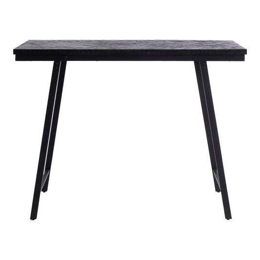 Mesa alta The Herringbone - Negro - 140cm