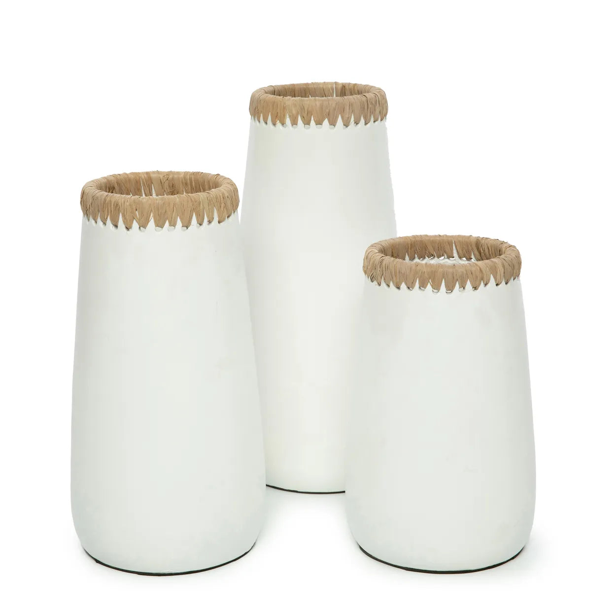 The Sneaky Vase - White Natural - L