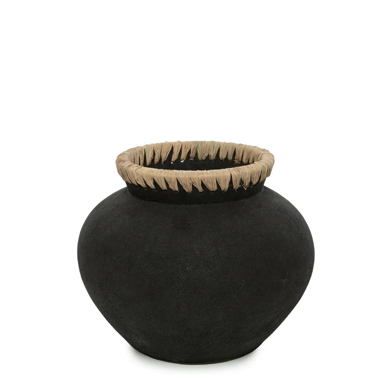 The Styly Vase - Black Natural - M