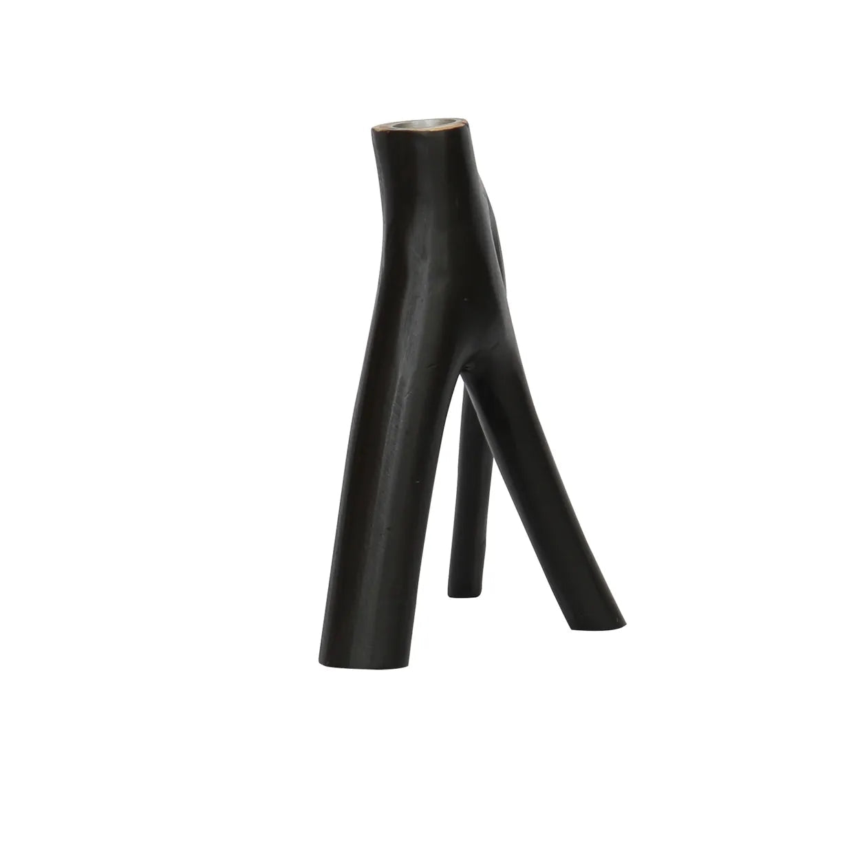 The Triple Twig Candle Holder - Black