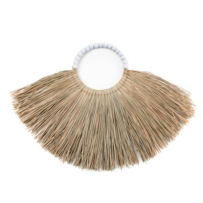 The Alang Feather Necklace - Natural White