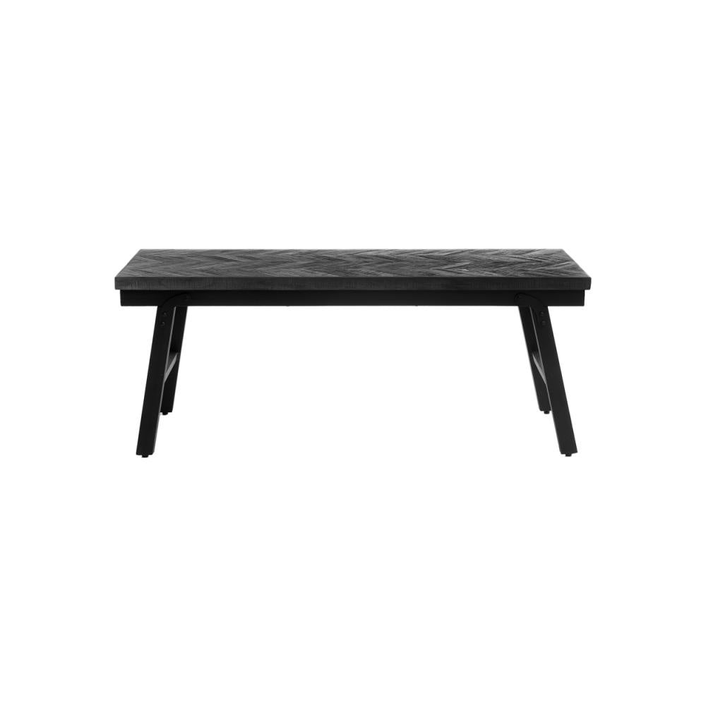 The Herringbone Bench - Black - 110