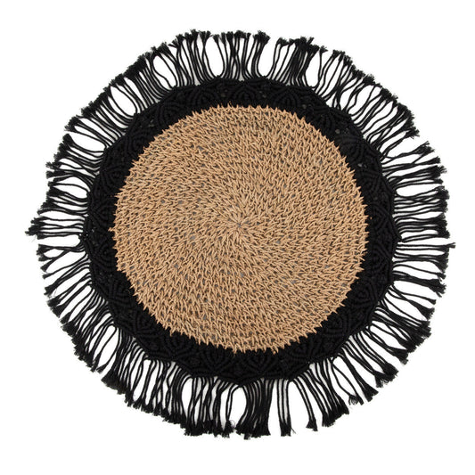 The Boho Center Piece - Natural Black