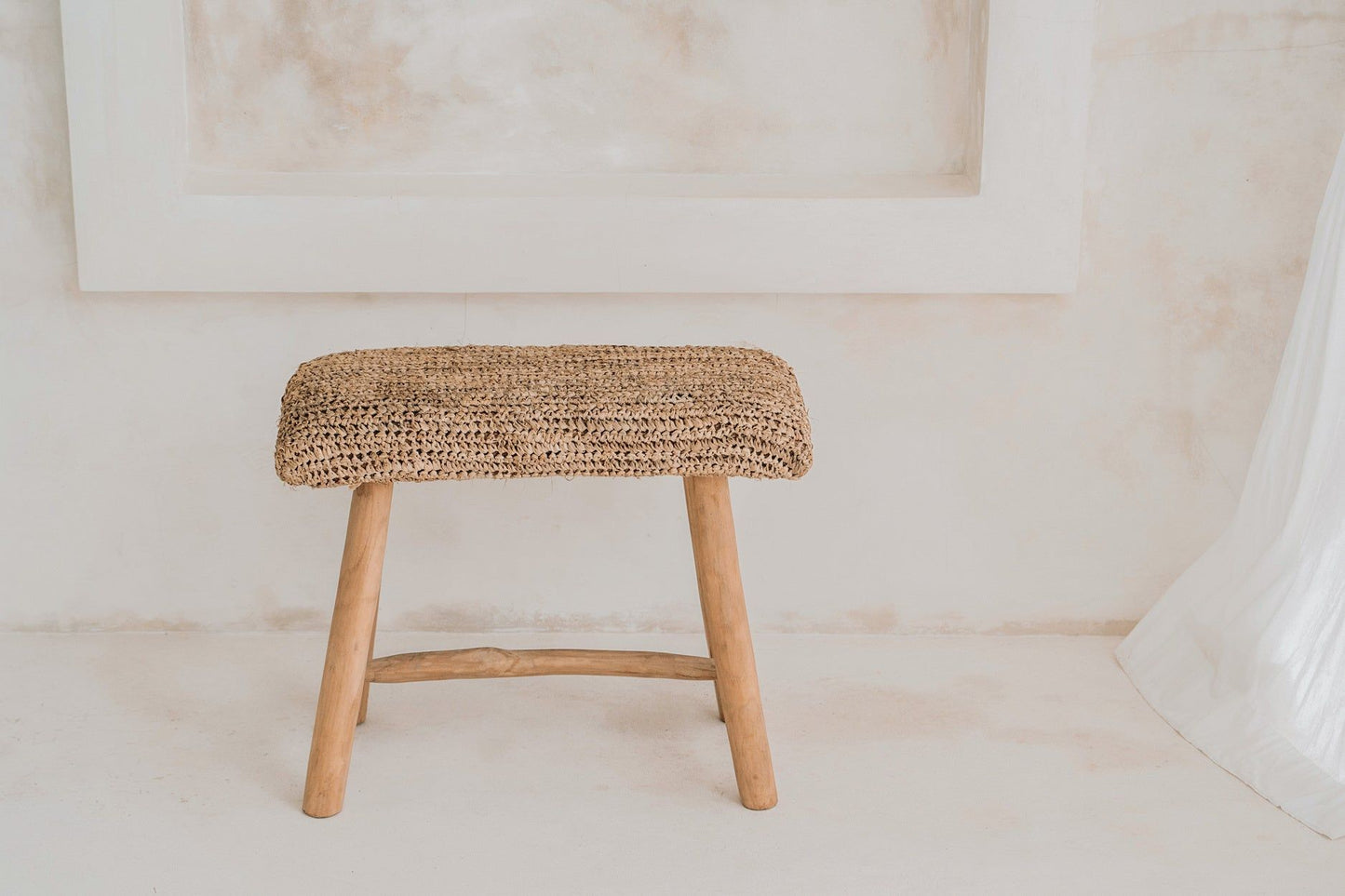 The Raffia Bench - 60