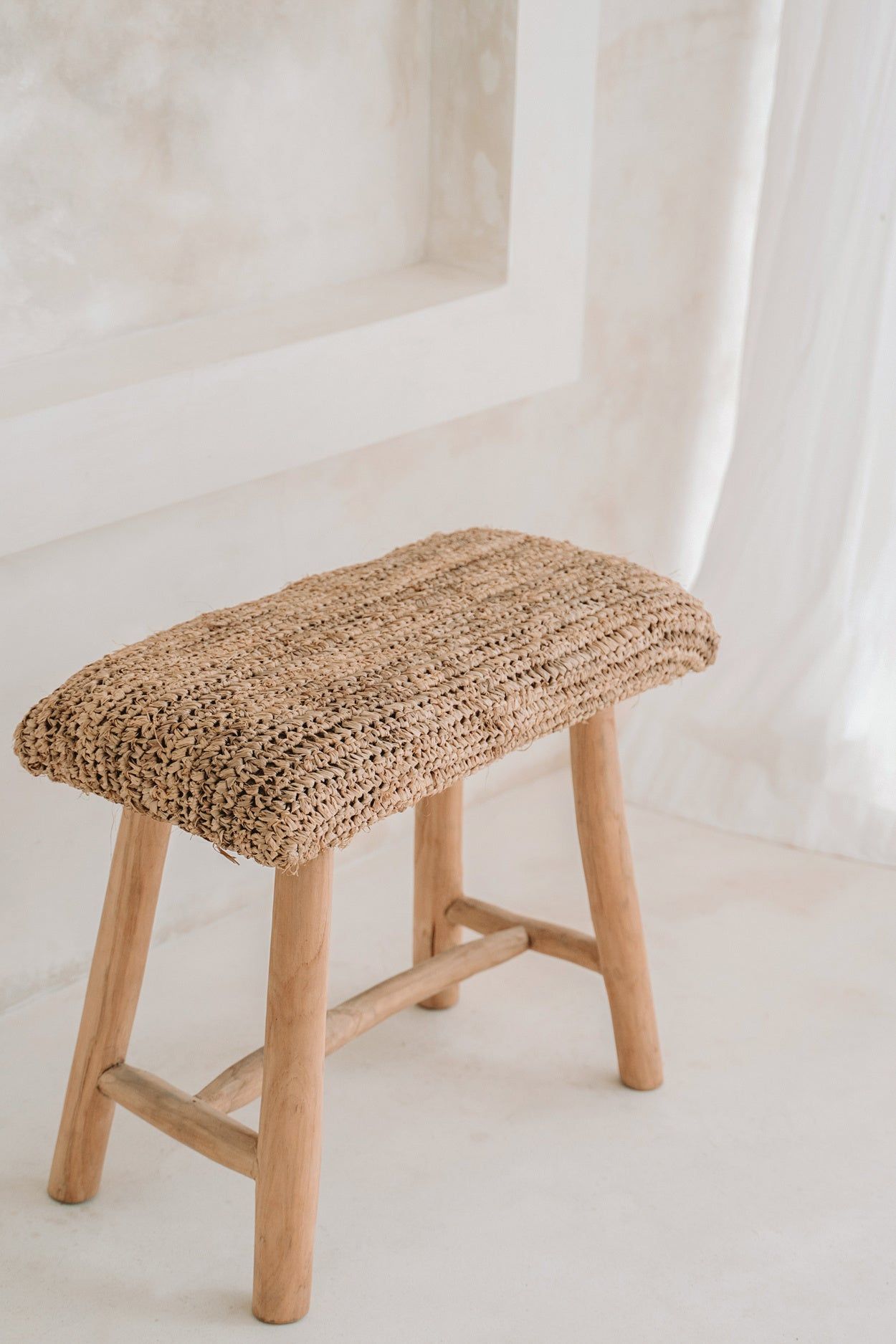 The Raffia Bench - 60