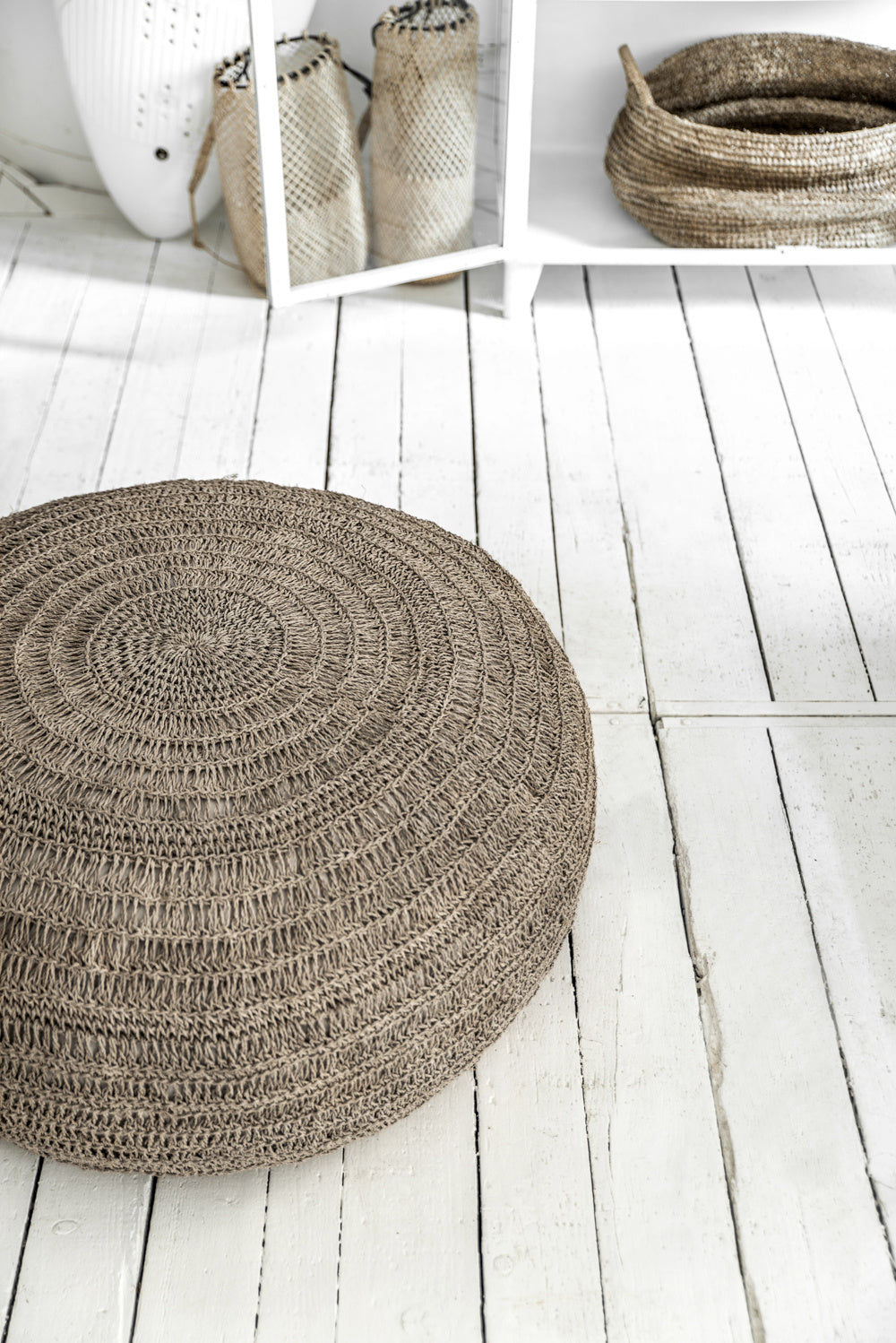 The Seagrass Pouf - Round - 80